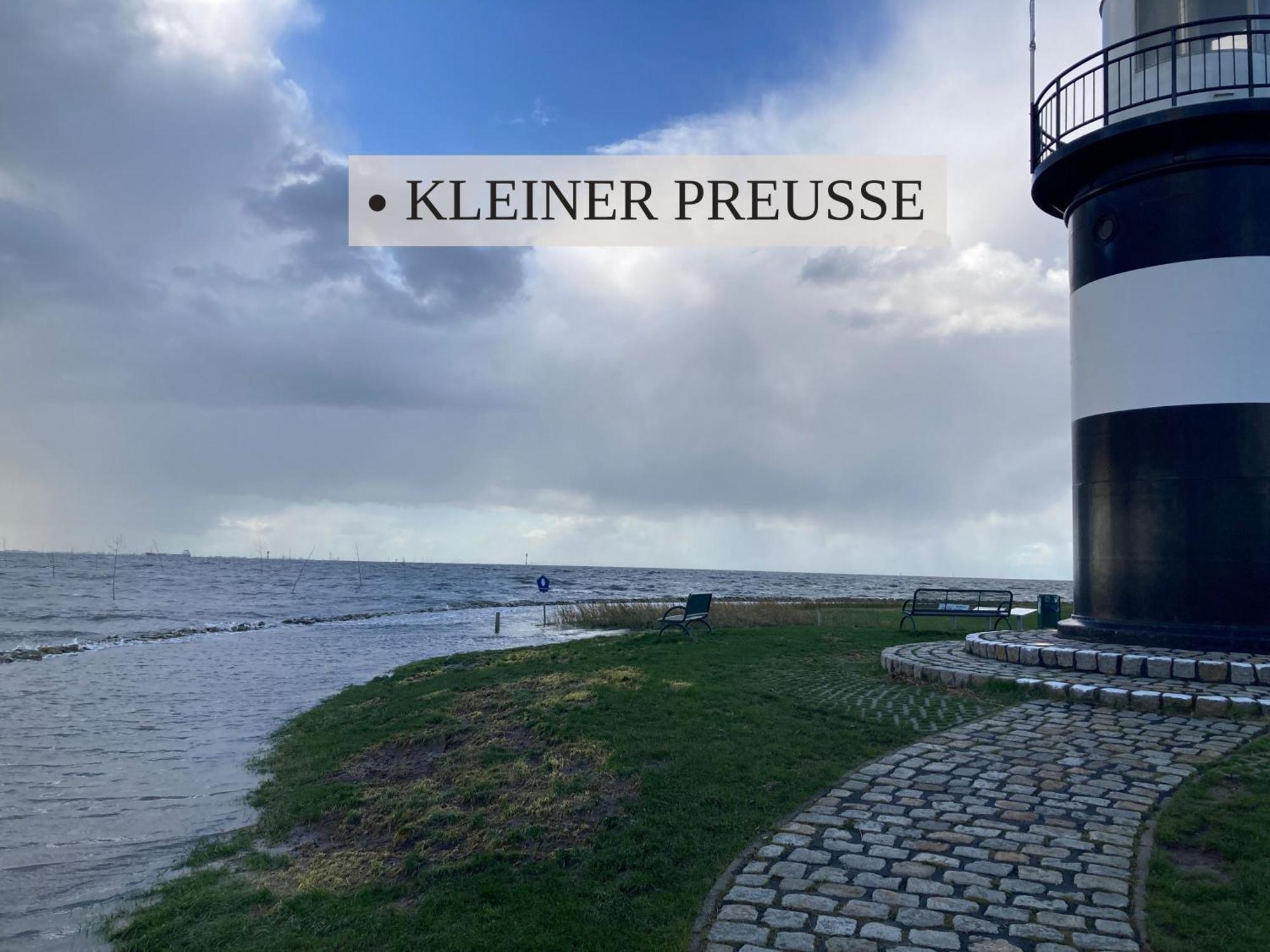 Haus Krabbe, Apartment 10, Naehe Bremerhaven, Fuer 1-2 Personen, 2 Schlafzimmer, Einzelbetten, Zweite Etage, Zentral Gelegen, Bis Zu 2 Hunden Kostenfrei Willkommen Wremen Eksteriør billede